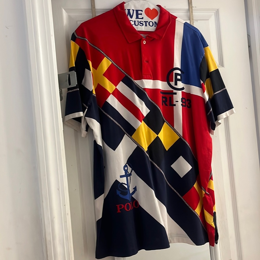 Polo collar shirt